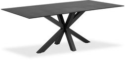 Heaven 8 Seat Dining Table, Dark Grey Ceramic