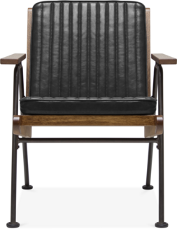 Wickham Wooden Armchair, Black