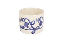 Homesense Blue Flowers Candle £12.99