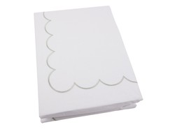 Homesense embroided white & green beddings £24.99 (RRP £45.00)