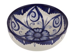 Homesense Floral Large Blue Bowl £19.99