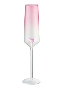 Glassware - Pink Ombre Champagne Flute &pound;5.99