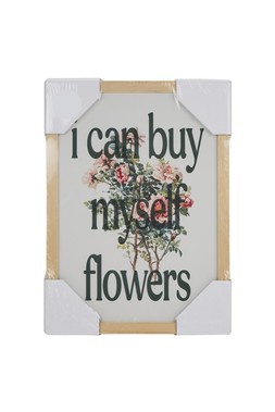 Homesense - BUYMYSELFFLOWERS FRAME &pound;19.99