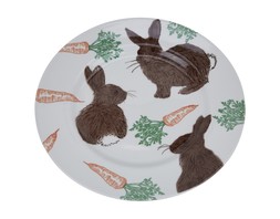 Homesense-rabbits & carrots plate &pound;5.99 (RRP &pound;12.99)