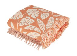 Homesense Orange Floral Throw £24.99