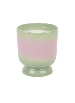Homesense pink & green candle £9.99 (RRP £)