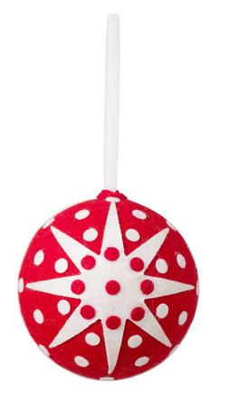 Red & White Bauble