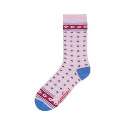 Adult pink festive socks &pound;5.99