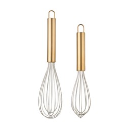 Bakeware Gold 2 Whisks £5.99, €9.99