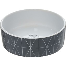 Black Geo Diamond Pet Bowl 2.99