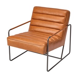 Bold Boho Brown Leather Armchair £349.99, €529.99