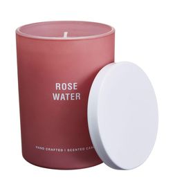 boucle pink rose water candle &pound;5.99