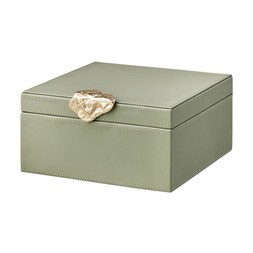 Cosy Collected Green Leather Box £24.99, €36.99