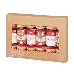Crackers 6 Mini Santa & Raindeer Crackers £4.99