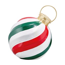 Doorscape Giant Red White Green Stripe Bauble £49.99, €74.99