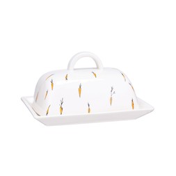 easter carrot print butter dish &pound;6.99