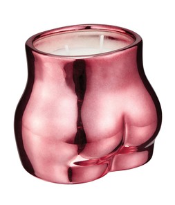 Gifting Metallic Pink Bum Candle &pound;14.99