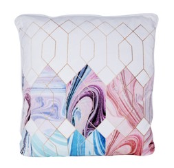 Graphic Marble Cushion &pound;14.99