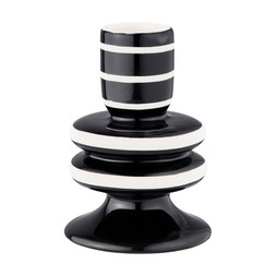 Graphic Monocrome Black & White Small Candlestick Holder £4.99, €8.99