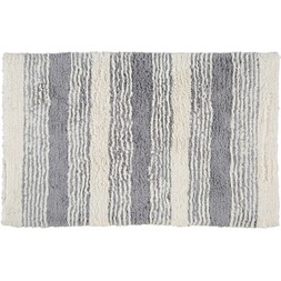 Grey and Beige striped bath mat &pound;7.99