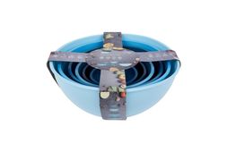 Homesense - Blue Mixing Bowls Set, &pound;7.99
