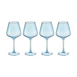 Homesense - Blue Wine Glass (set of 4) £12.99