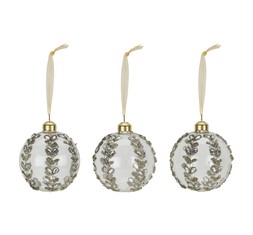 Homesense Christmas Bauble Set Rrp &pound;9.69 New Price &pound;5.99