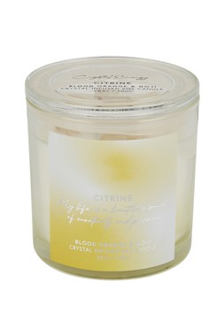 Homesense-citrine candle &pound;9.99 (RRP &pound;XX)