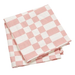 Homesense Colour Drench pink & white check table cloth &pound;19.99