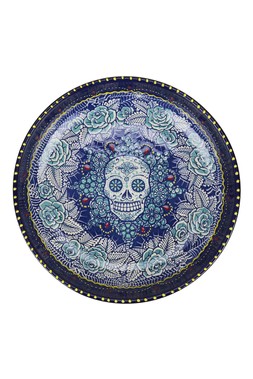 Homesense - Halloween Blue Large Skull Bowl 2- £19.99