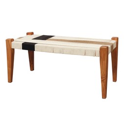 Homesense Japandi woven bench &pound;89.99