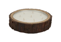 Homesense - large wood candle £24.99