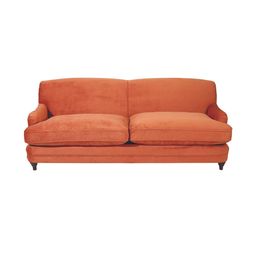 Homesense - Orange Velvet Sofa, &pound;599.99