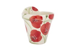 Homesense Padilla Padilla Cream Poppy Hanging Ceramic Plant Pot &pound;12.99