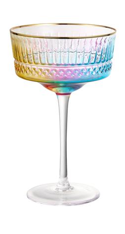 Homesense party multi-coloured champagne glass