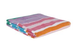 HOMESENSE PINK STRIPED TOWEL