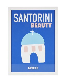 Homesense - santorini poster &pound;19.99 (RRP &pound;XX)