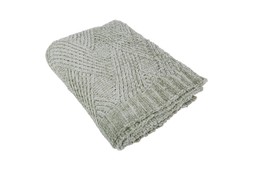 Homesense Shabby Chic Pastel Green Throw &pound;16.99