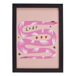 Homesense Sunset Hues pink snake print &pound;10.99