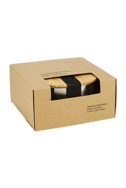 Homesense - Tin Lunchbox with Wooden Lid - £4.99 - (RRP £17.00)