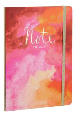 neon pink & orange journal RRP5.99 &pound;2.99