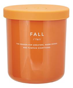 opulent & cosy ochre candle with lid