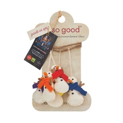 Snowman Garland &pound;12.99 ( &pound;4.00 donation)
