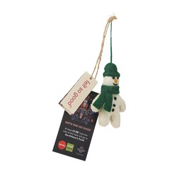 Snowman Toy Bauble &pound;3.99 ( &pound;1.50 donation)