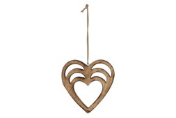 wooden heart &pound;2.99