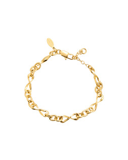 Serena Gold Tone Waterproof Chain Bracelet
