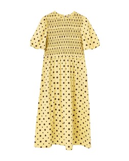 Yellow Polka Dot Midi Dress £85 €115