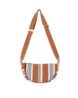 Abbie Brown & Blue Striped Belt Bag £34 €44.50