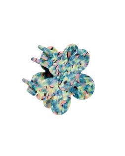 Agnes Pink, Blue & Green Flower Resin Claw Clip £16.50 €21.50