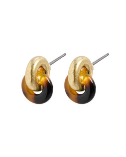 Ainsley Resin Loop Stud Earrings £9.50 €12.50